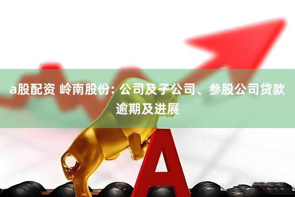 a股配资 岭南股份: 公司及子公司、参股公司贷款逾期及进展